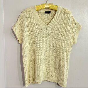 NAF NAF Cotton Cable Knit Summer Sweater